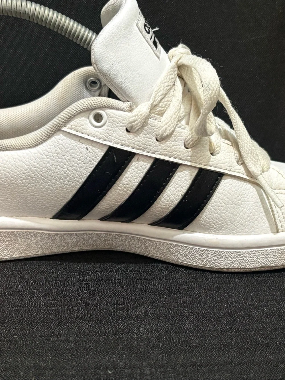 Size 6 - Adidas Cloudfoam Advantage White Black Women’s